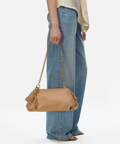 Kahverengi Zincir Askılı Clutch Is1260121009027 | Ipekyol