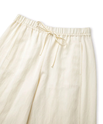 Ekru Belden Bağlamalı Wide Leg Pantolon Is1260003249018 | Ipekyol