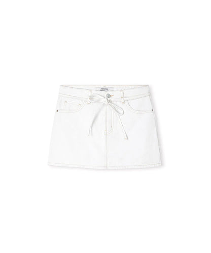Beyaz Non Denim Şort Etek Is1260013079002 | Ipekyol