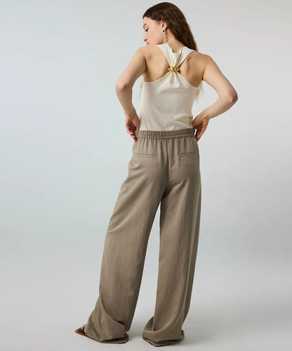 Haki Belden Bağlamalı Wide Leg Pantolon Is1260003249176 | Ipekyol