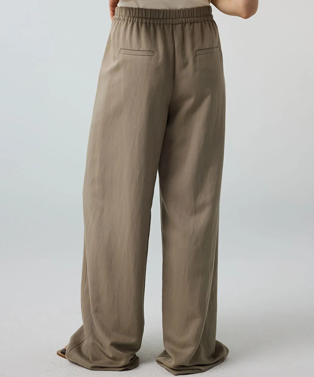 Haki Belden Bağlamalı Wide Leg Pantolon Is1260003249176 | Ipekyol