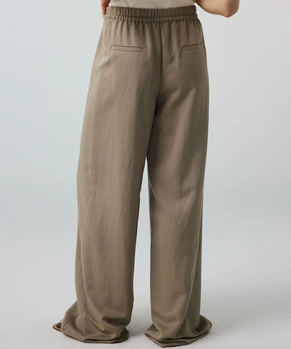 Haki Belden Bağlamalı Wide Leg Pantolon Is1260003249176 | Ipekyol