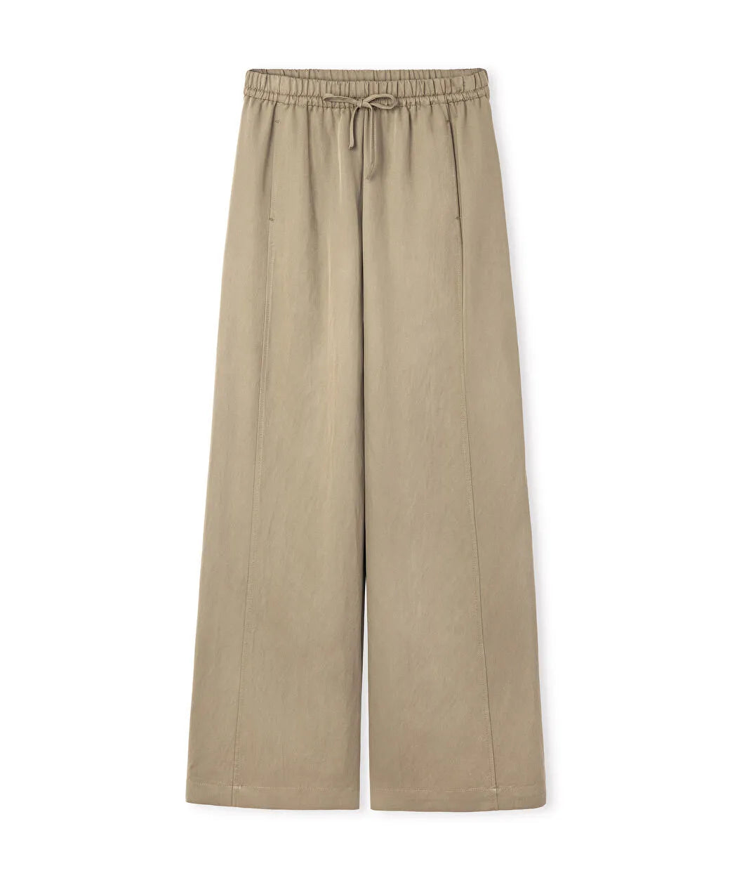Haki Belden Bağlamalı Wide Leg Pantolon Is1260003249176 | Ipekyol