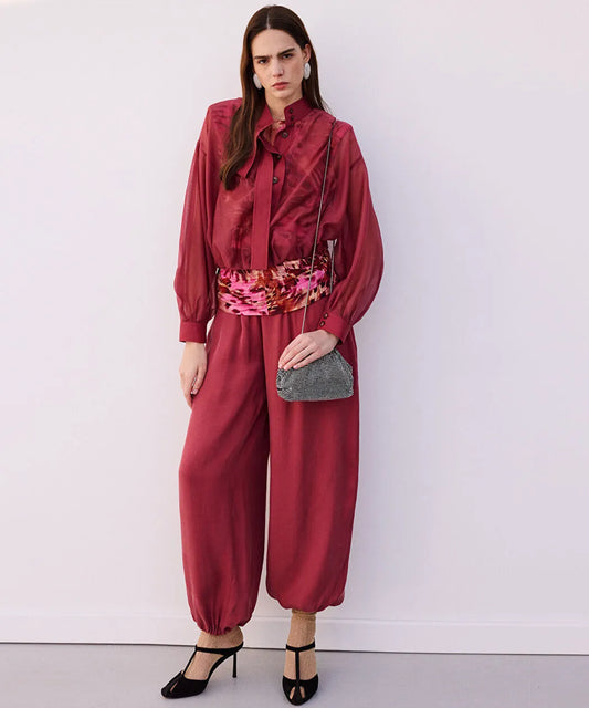 Pembe Cepli Balon Fit Pantolon Is1260003184026 | Ipekyol