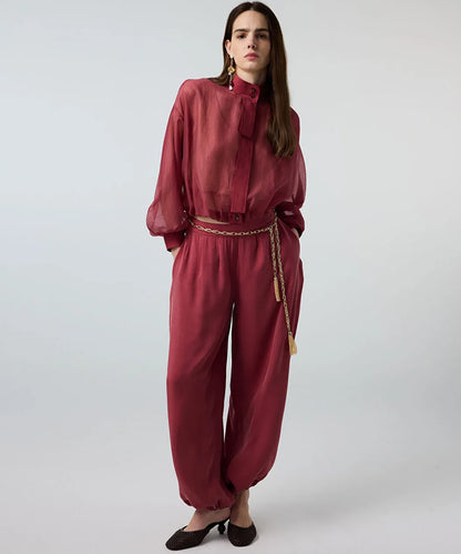 Pembe Cepli Balon Fit Pantolon Is1260003184026 | Ipekyol