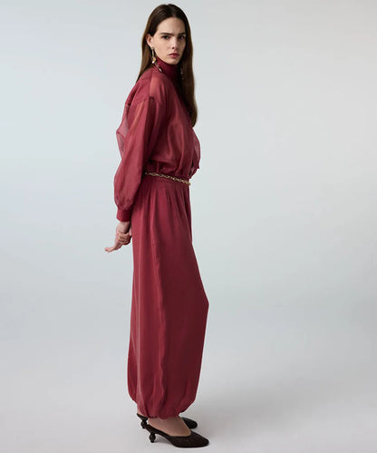 Pembe Cepli Balon Fit Pantolon Is1260003184026 | Ipekyol