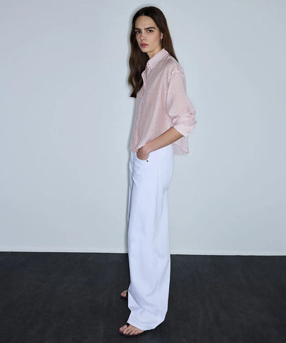 Beyaz Baggy Jean Pantolon Is1260018042002 | Ipekyol