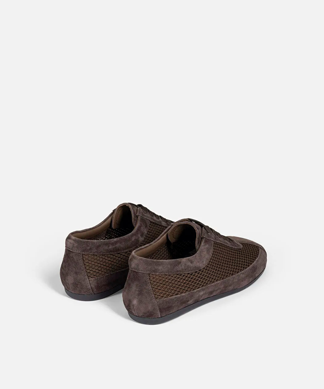 Kahverengi Deri Içerikli Kontrast Dokulu Sneaker Is1260062012074 | Ipekyol