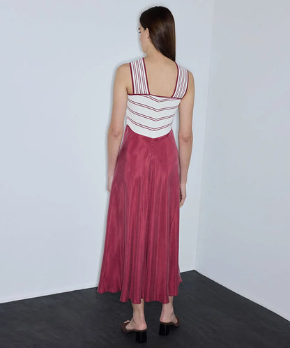 Pembe Colorblock Halter Yaka Elbise Is1260002290026 | Ipekyol