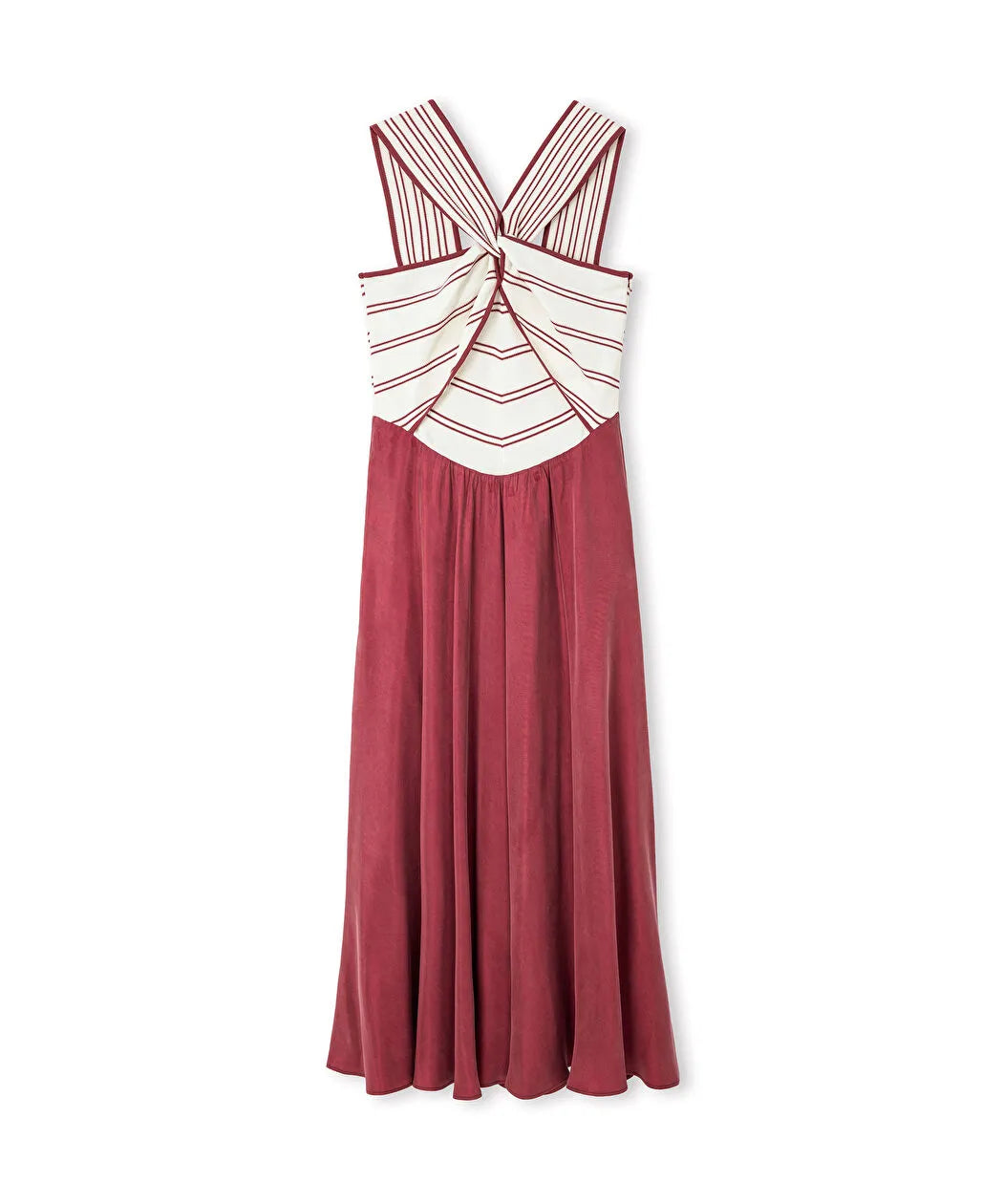 Pembe Colorblock Halter Yaka Elbise Is1260002290026 | Ipekyol