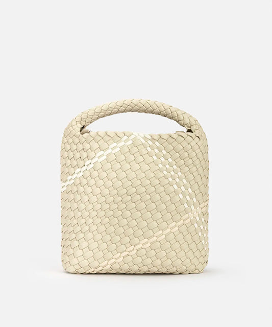 Ekru Lattice Slouchy Small Çanta Is1260052105030 | Ipekyol