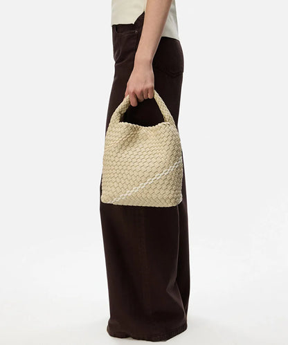 Ekru Lattice Slouchy Small Çanta Is1260052105030 | Ipekyol