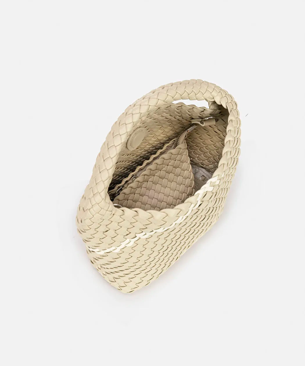 Ekru Lattice Slouchy Small Çanta Is1260052105030 | Ipekyol