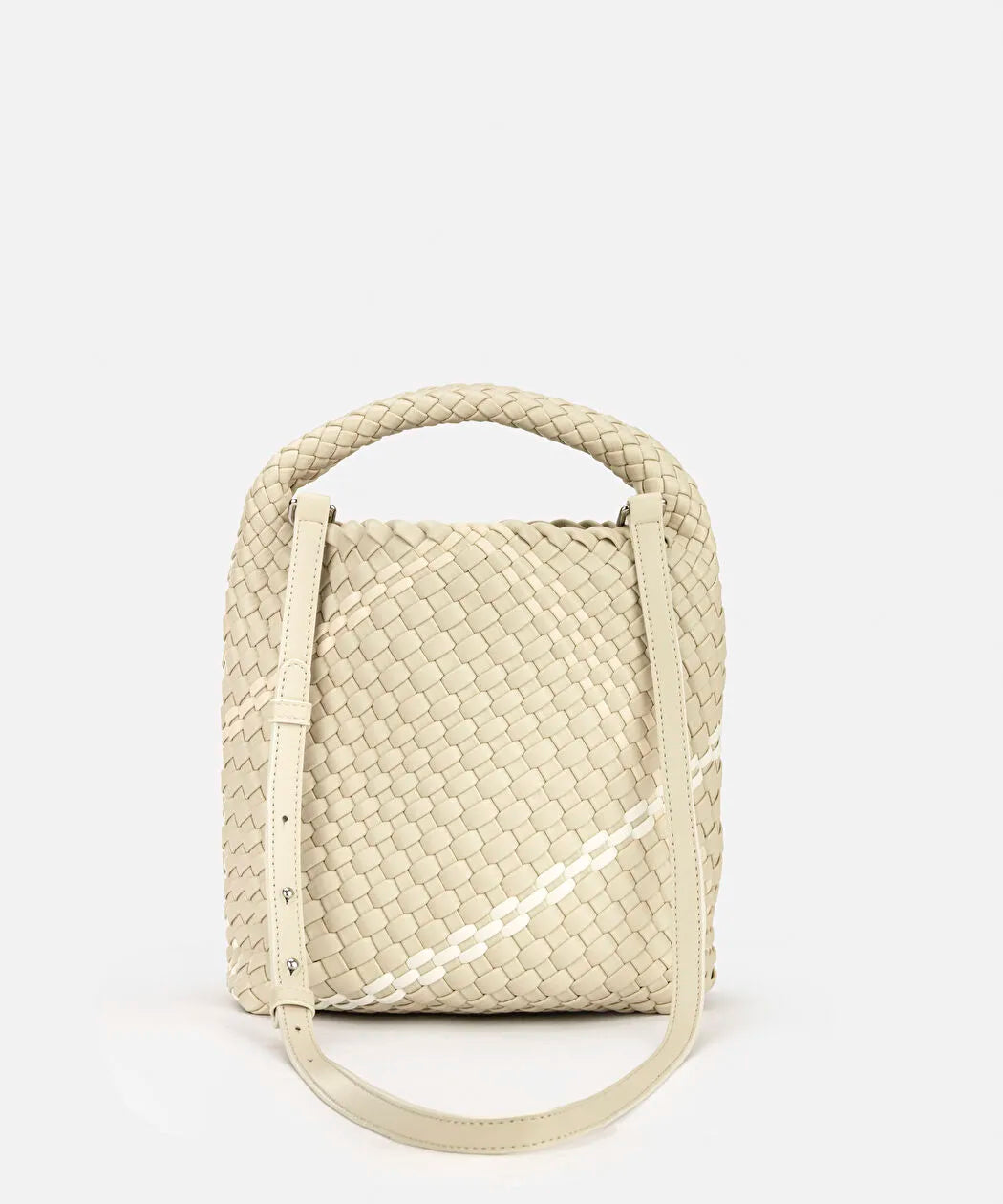 Ekru Lattice Slouchy Small Çanta Is1260052105030 | Ipekyol