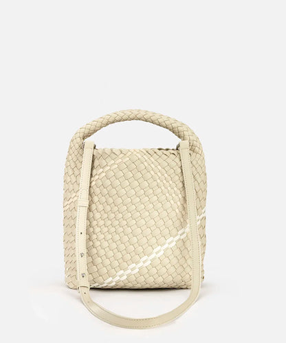 Ekru Lattice Slouchy Small Çanta Is1260052105030 | Ipekyol
