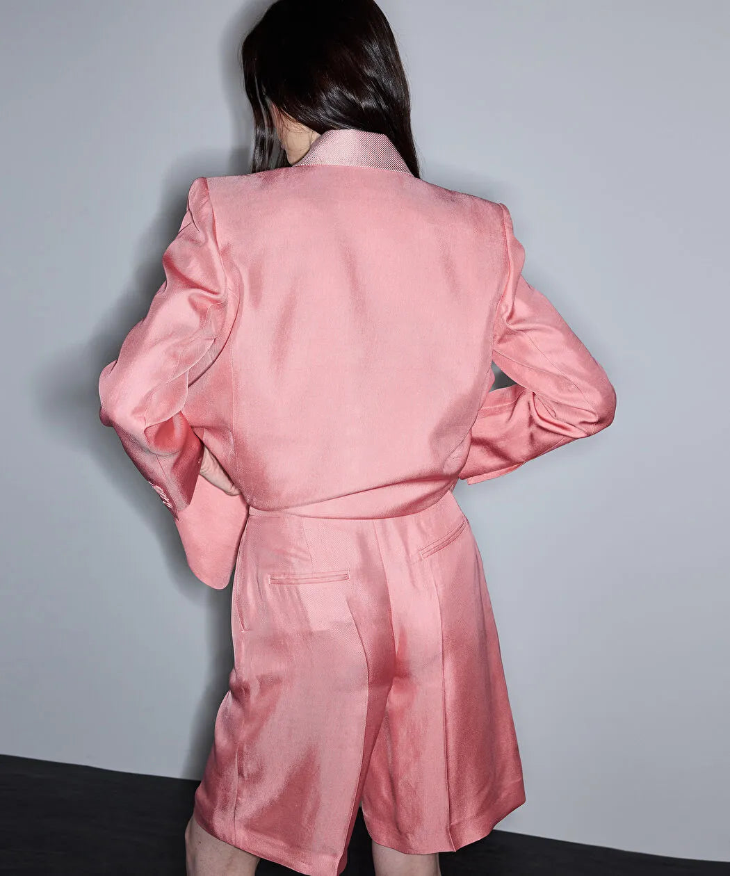Pembe Viskoz Bermuda Is1260013006039 | Ipekyol