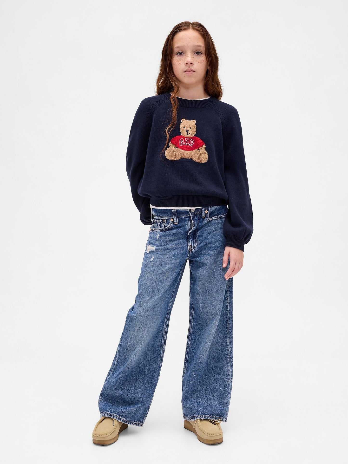 Lacivert Brannan Bear Logo Sweatshirt