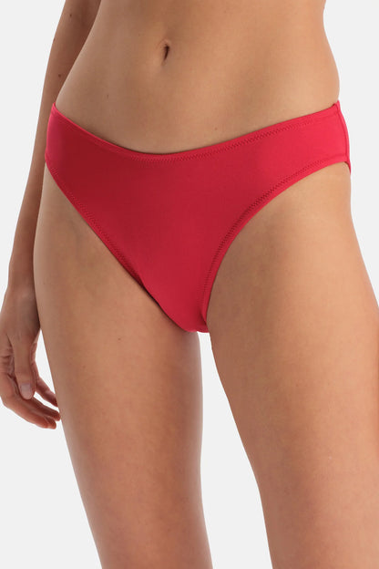 Kırmızı Düşük Bel Bikini Alt