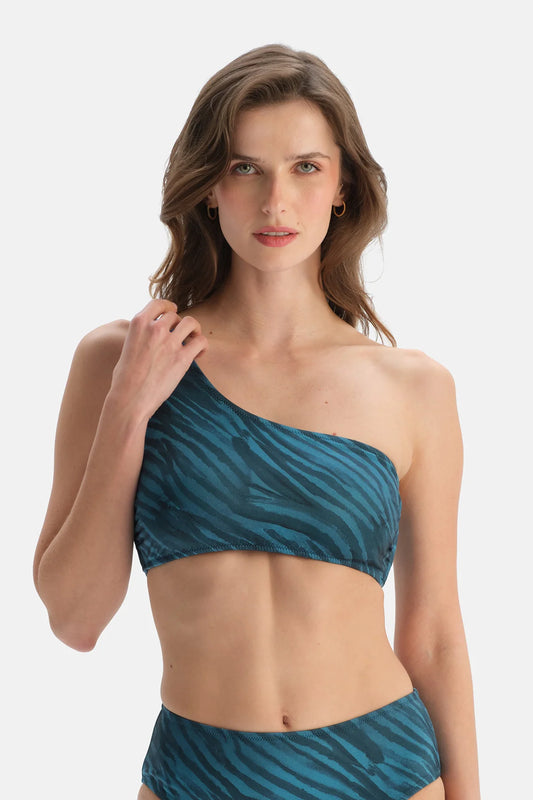 Tek Omuz Bikini Üst