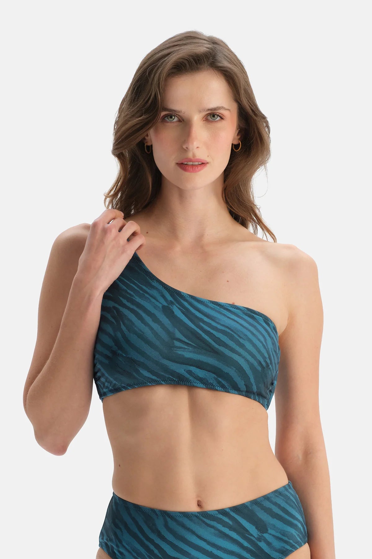 Tek Omuz Bikini Üst