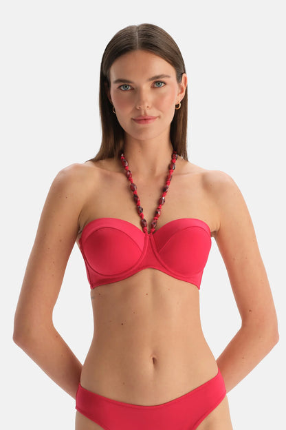 Straplez Bikini Üst