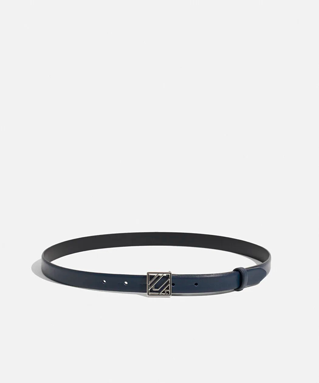 Lacivert Deri Monogram Tokalı Kemer I00000053002015 | Ipekyol