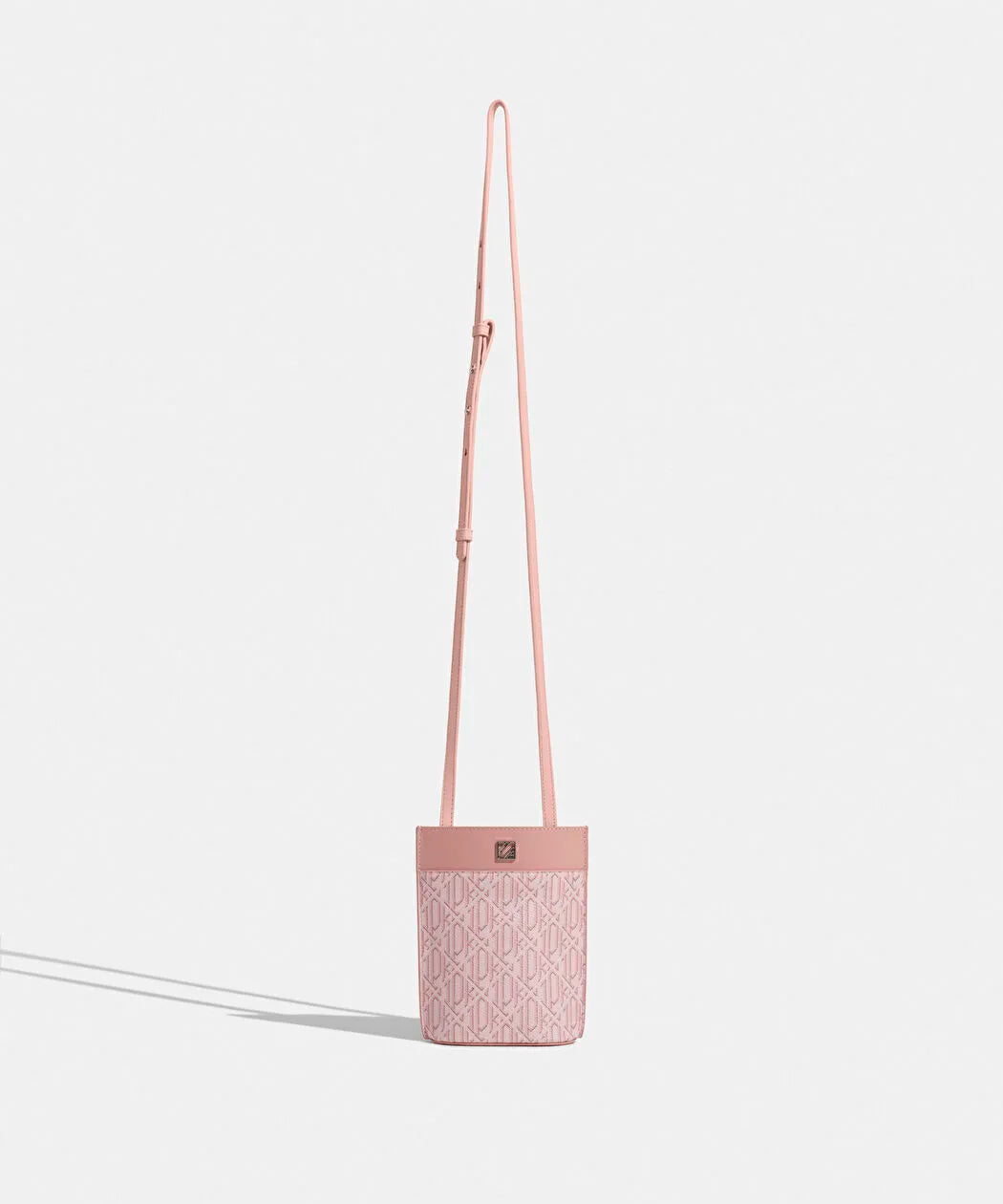 Pembe Monogram Baskılı Telefon Çantası I00000052110039 | Ipekyol
