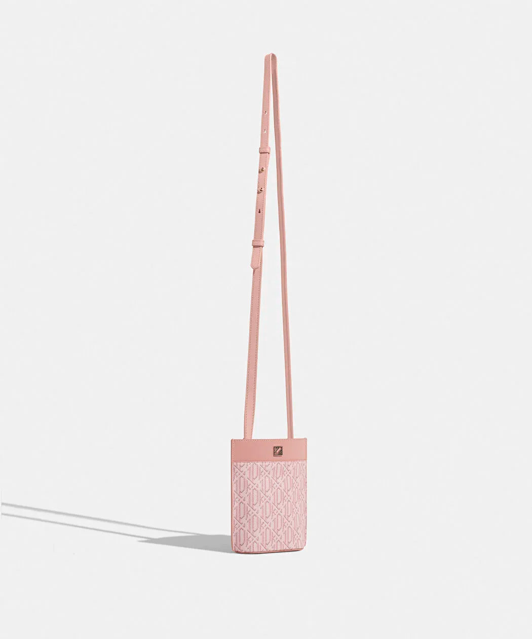 Pembe Monogram Baskılı Telefon Çantası I00000052110039 | Ipekyol