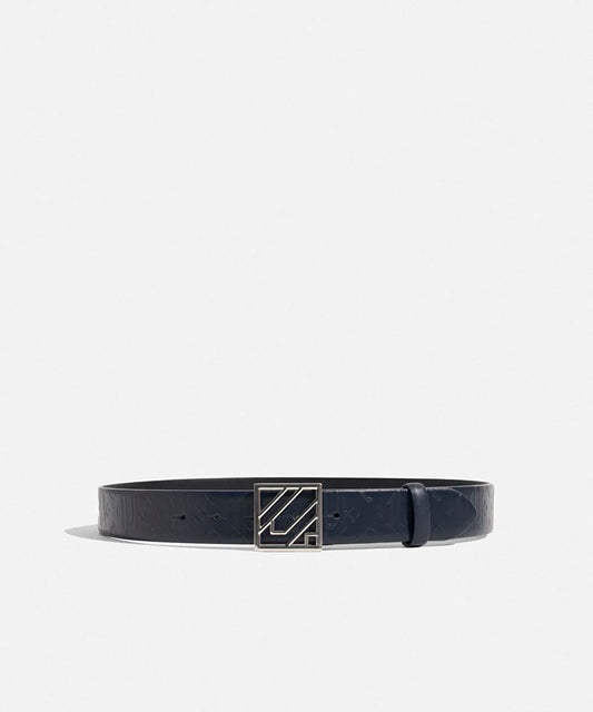 Lacivert Monogram Tokalı Deri Kemer I00000053005015 | Ipekyol