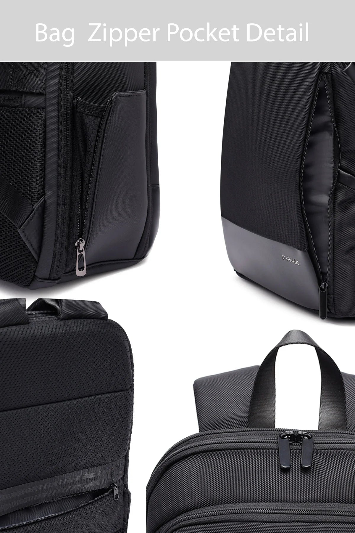 D-pack Unisex Siyah Sırt Çantası