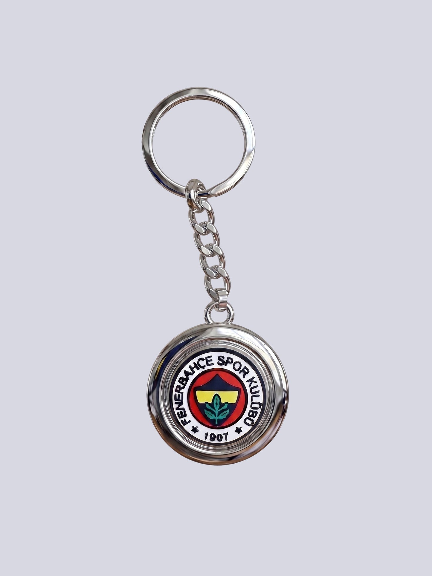 Fenerbahçe Logo Top Figür Dönen Metal Anahtarlık