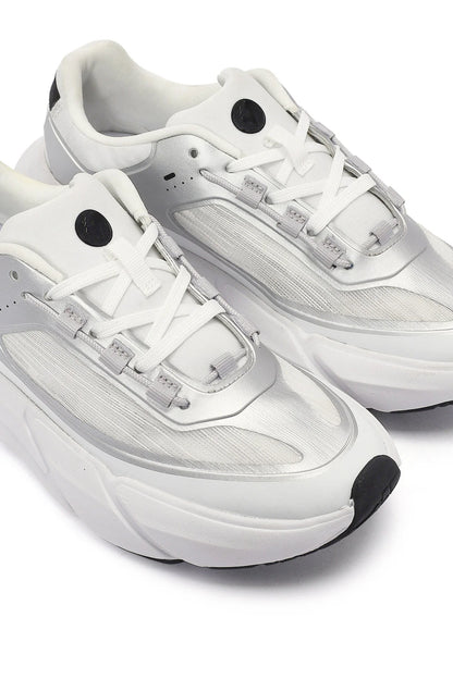 Acbc X Derimod Kadın Beyaz Bağcıklı Kalın Tabanlı Sneaker
