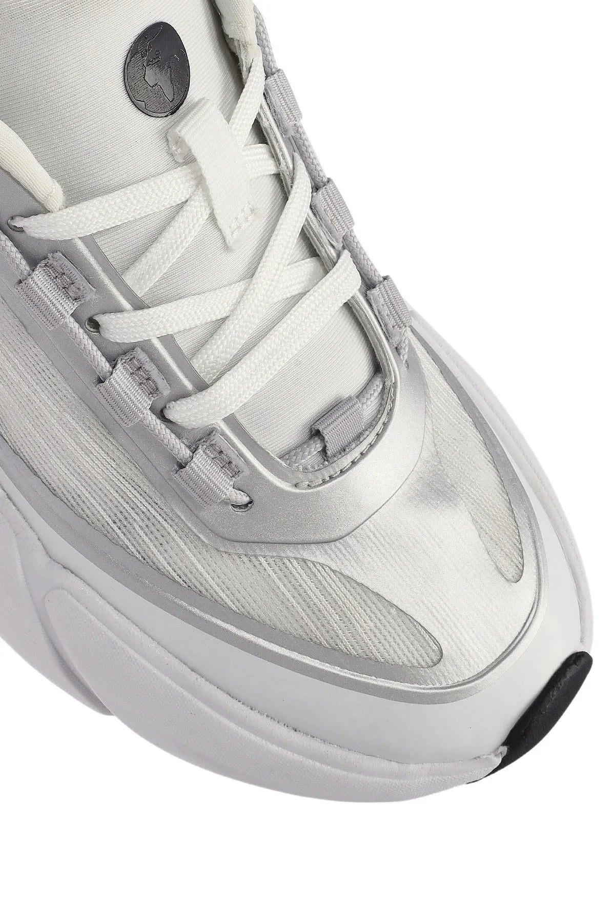 Acbc X Derimod Kadın Beyaz Bağcıklı Kalın Tabanlı Sneaker