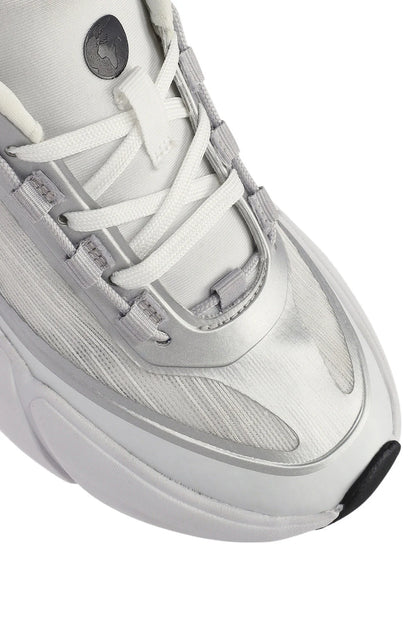 Acbc X Derimod Kadın Beyaz Bağcıklı Kalın Tabanlı Sneaker