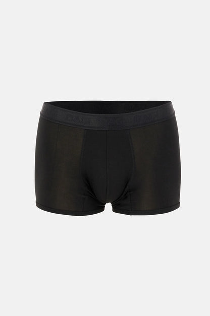 Haki-siyah 3'lü Düz Micro Modal Boxer