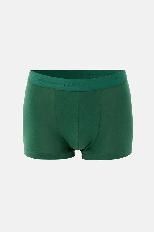 Koyu Yeşil 5210 Desenli Pamuk Boxer
