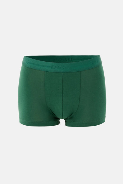 Koyu Yeşil 5210 Desenli Pamuk Boxer