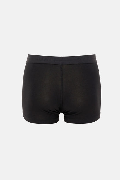 Siyah 5210 Desenli Pamuk Boxer