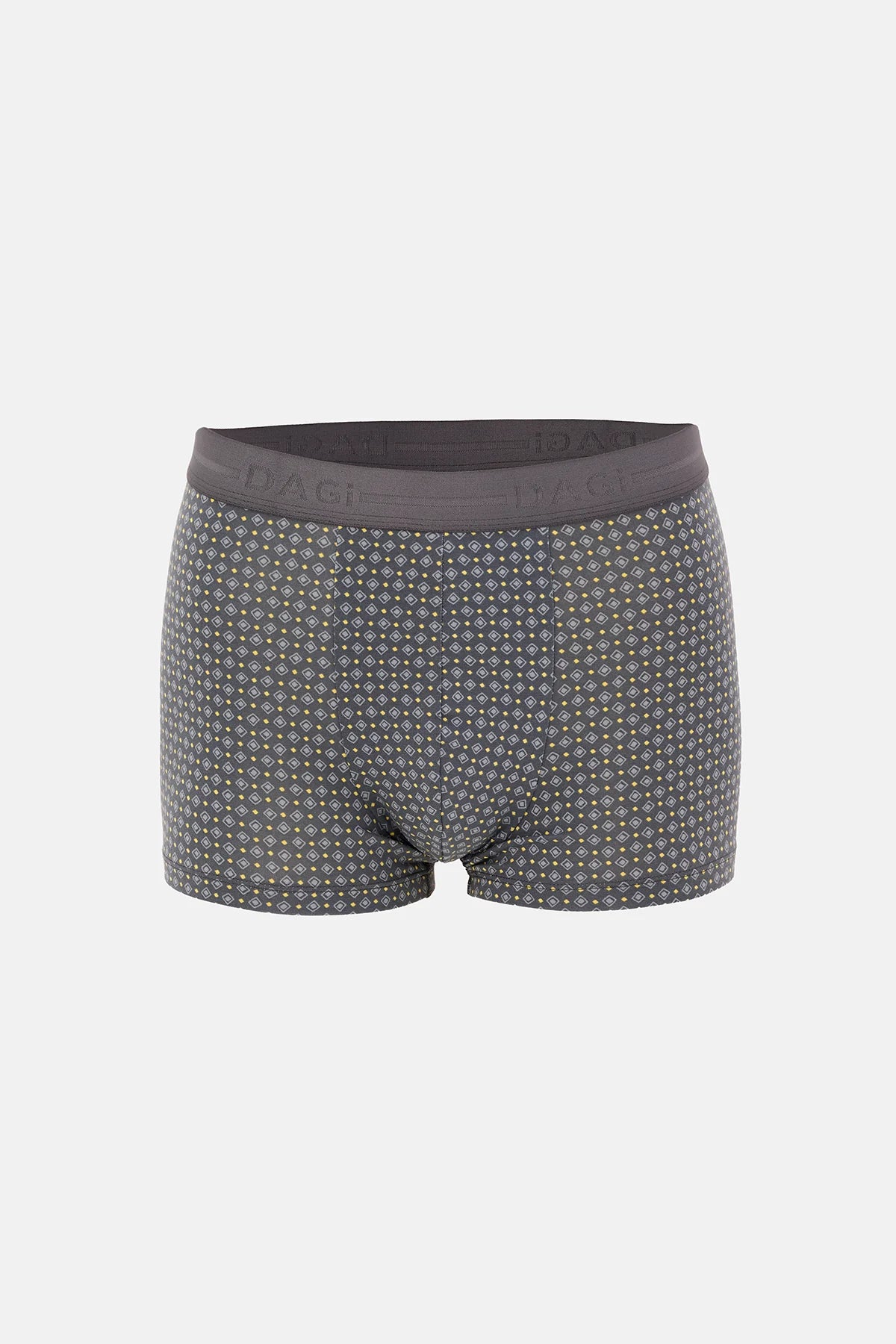 Antrasıt 2'li Desenli Pamuk Boxer