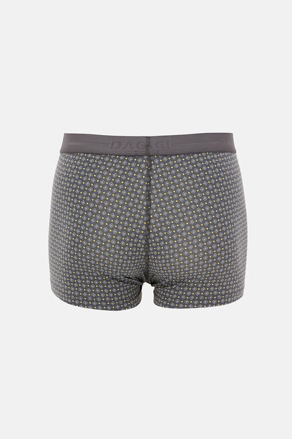 Antrasıt 2'li Desenli Pamuk Boxer