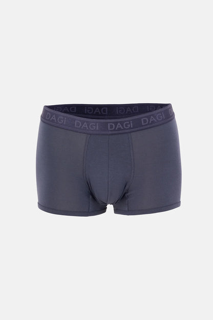 Buz Mavisi-füme 4210 3'lü Desenli Micro Modal Boxer