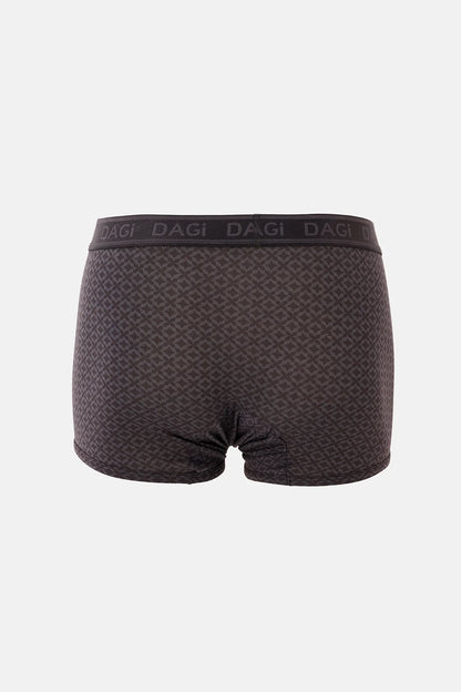 Siyah Desenli Micro Modal Boxer