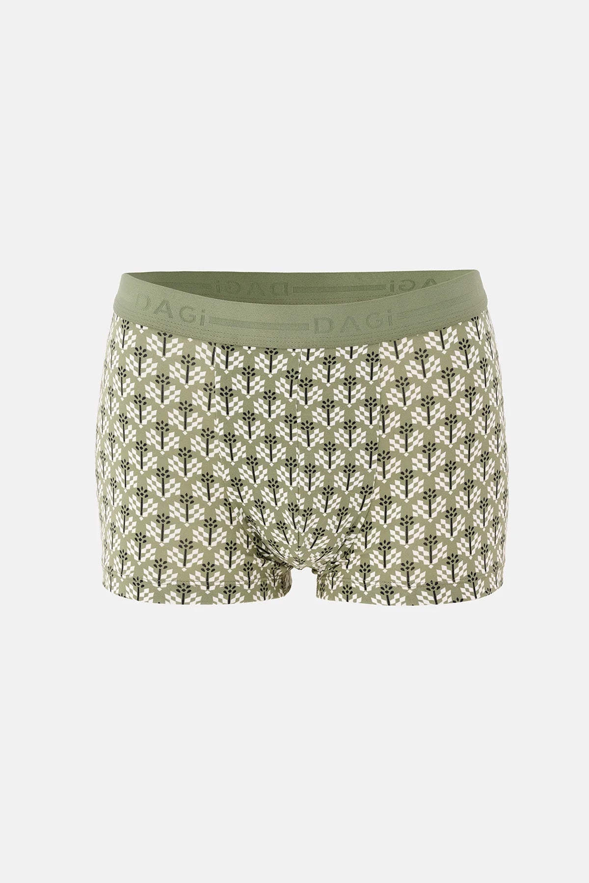Haki 5210 Desenli Pamuk Boxer