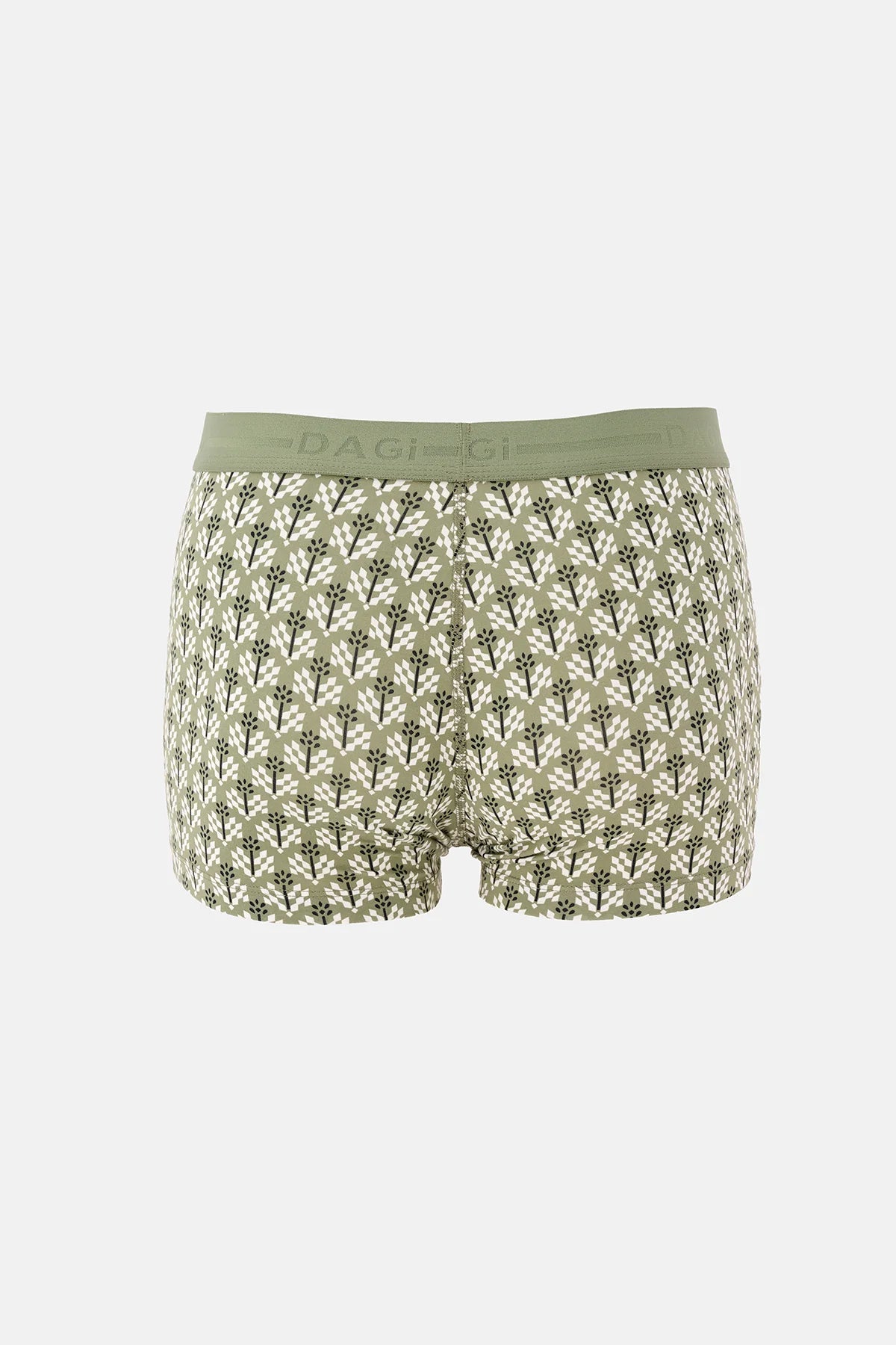 Haki 5210 Desenli Pamuk Boxer