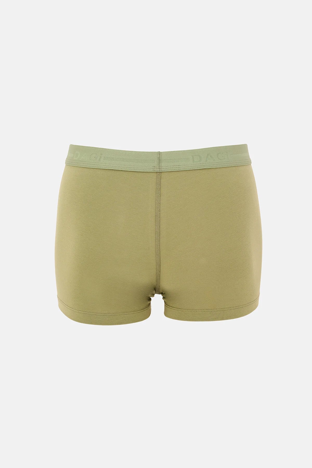 Haki-yeşil 5210 2'li Desenli Pamuk Boxer