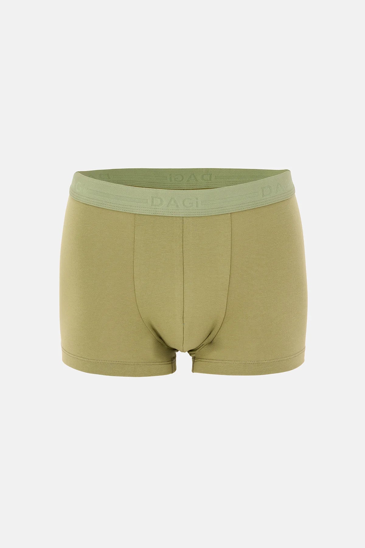 Haki-yeşil 5210 2'li Desenli Pamuk Boxer