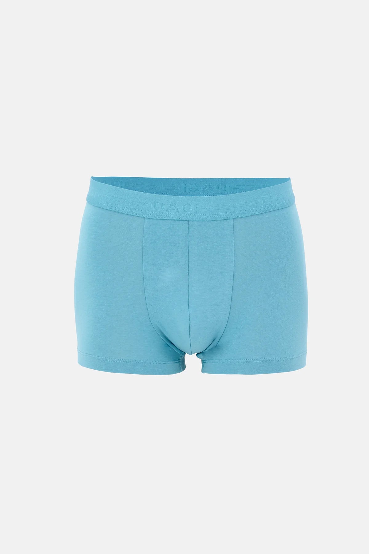 Açik Mavi-koyu Mavi 5210 3'lü Desenli Pamuk Boxer
