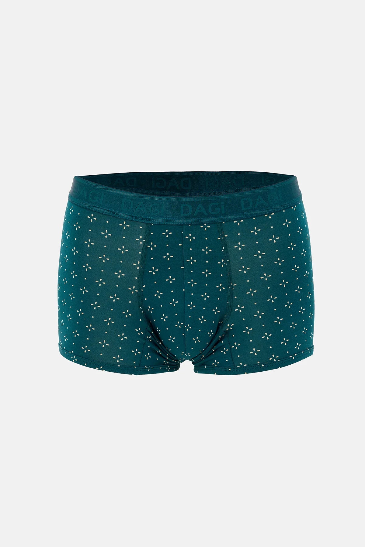 Petrol Yeşili Desenli Micro Modal Boxer