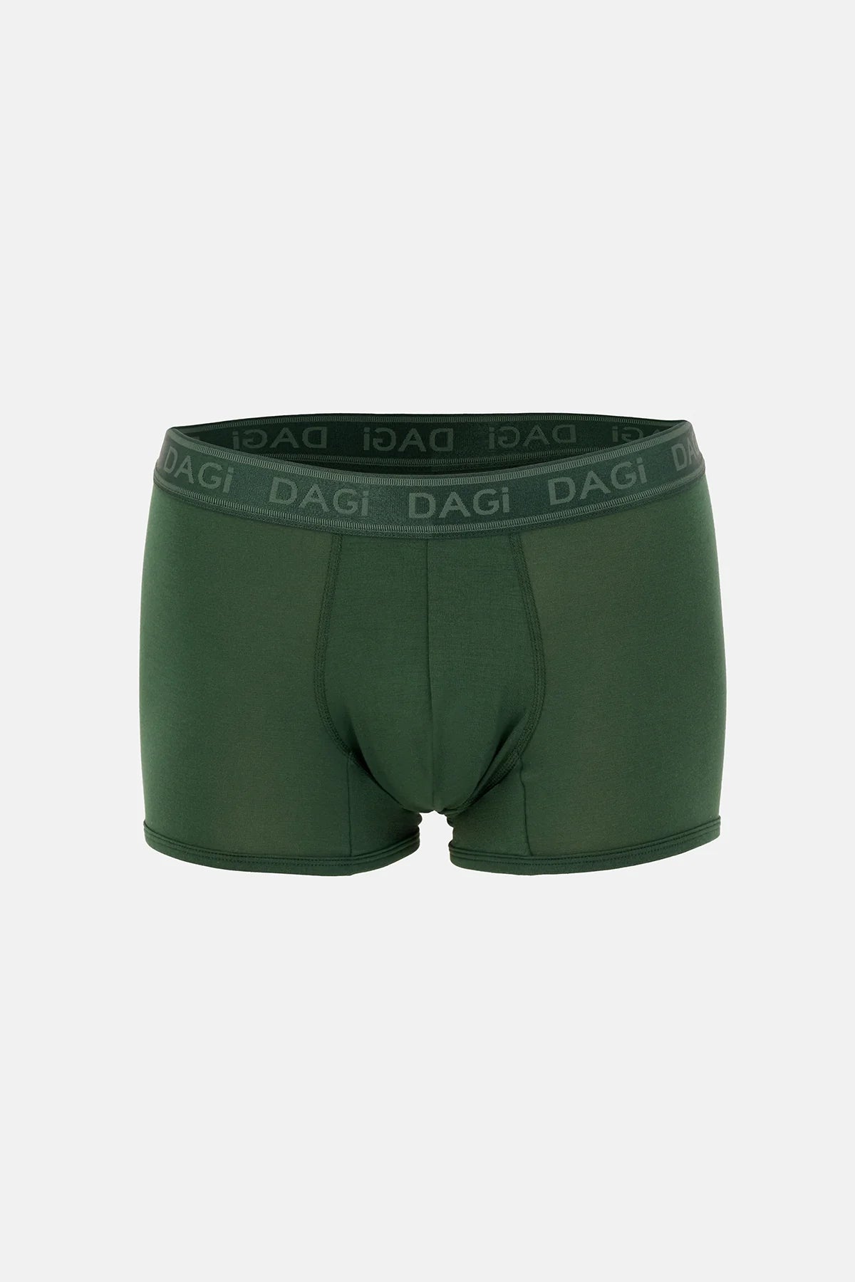 Koyu Yeşil-yeşil 3'lü Düz Micro Modal Boxer