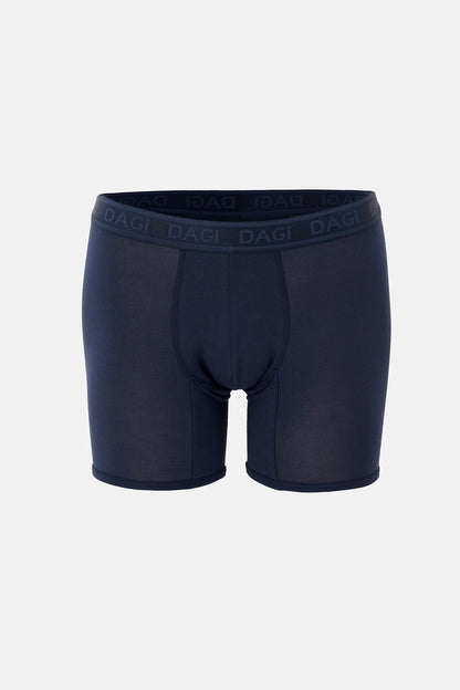 Lacivert Düz Micro Modal Boxer